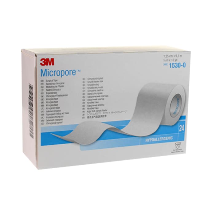 3m 1530-0 micropore 1.25cm surgical tape